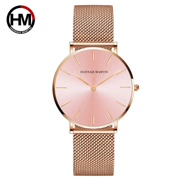 Drop Shipping A++++ Quality Stainless Steel Band Japan Quartz Movement Waterproof Women Full Rose Gold Ladies Luxury Wrist Watch - Image 15