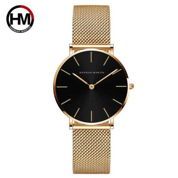 Drop Shipping A++++ Quality Stainless Steel Band Japan Quartz Movement Waterproof Women Full Rose Gold Ladies Luxury Wrist Watch - Image 14