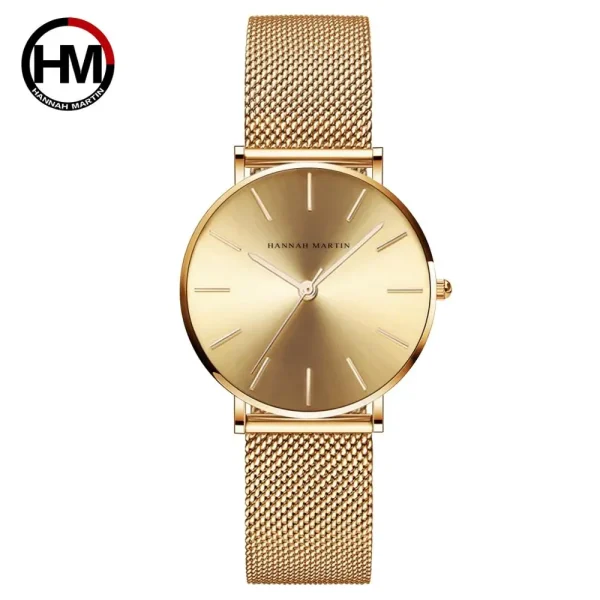 Drop Shipping A++++ Quality Stainless Steel Band Japan Quartz Movement Waterproof Women Full Rose Gold Ladies Luxury Wrist Watch - Image 16
