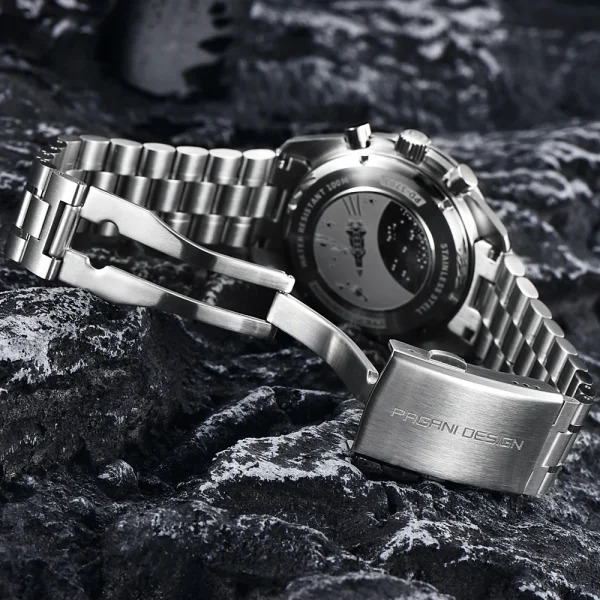 PAGANI DESIGN Sport Panda Mens Watches Quartz Chronograph Luxury Automatic Business Stainless Steel Waterproof Reloj Hombre 2023 - Image 5