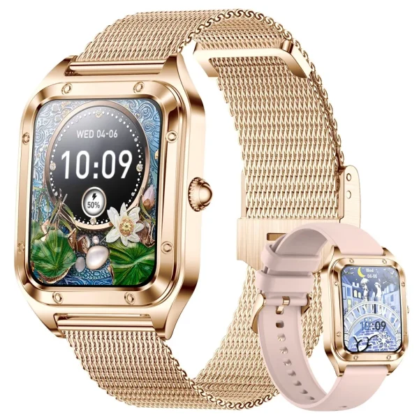 LIGE Smart Watch Woman Sport Fitnes AI Voice Control Full Touch Bracelet Bluetooth Call Waterproof For Fashion Ladies Smartwatch - Image 7