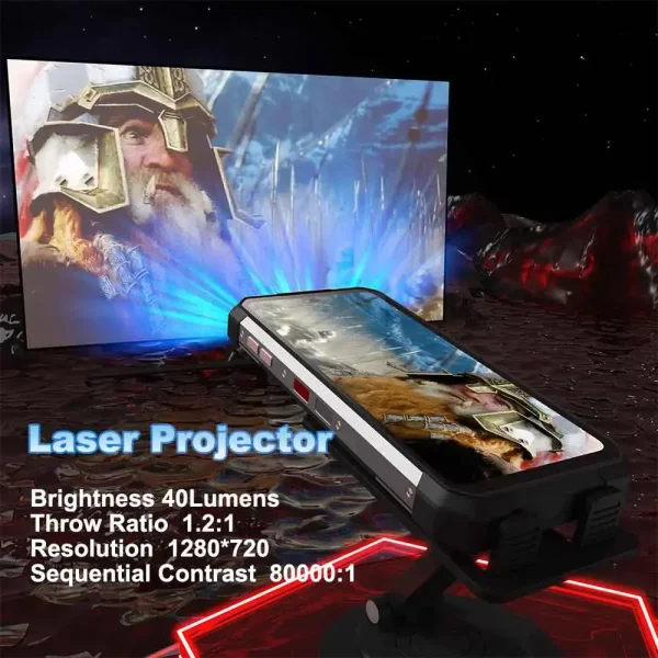 In Stock 8849 Tank 2 by Unihertz Projector Rugged Smartphone 22GB 256GB Cellphone 108MP G99 Night Vision IP68 Mobile Phone - Image 3