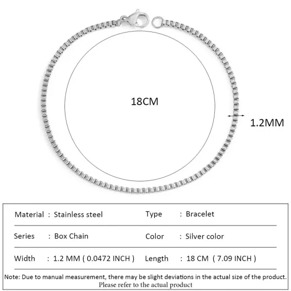 SUNIBI Classic Snake Chain Bracelets for Women Trend  Fashion Stainless Steel Cuban Chain Bracelet Trendy Woman Gifts Jewelry - Image 17