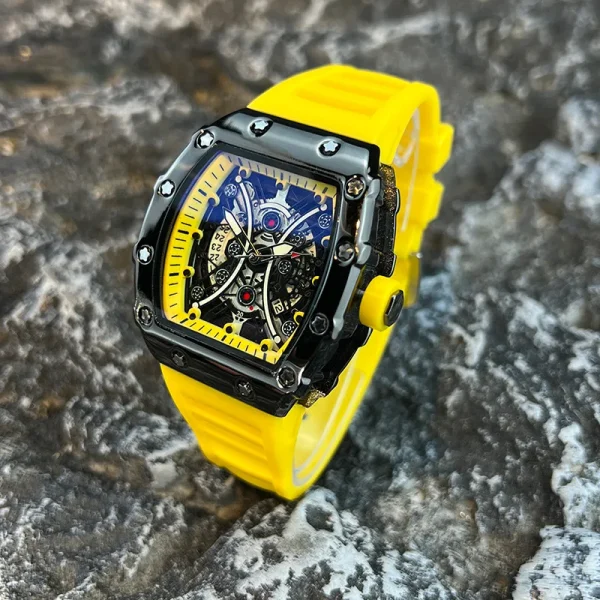 Men's Watch Light Luxury Brand Wine Barrel dial Fashionable Night Glow Sports Watch Calendar Clock Reloj L146 - Image 3