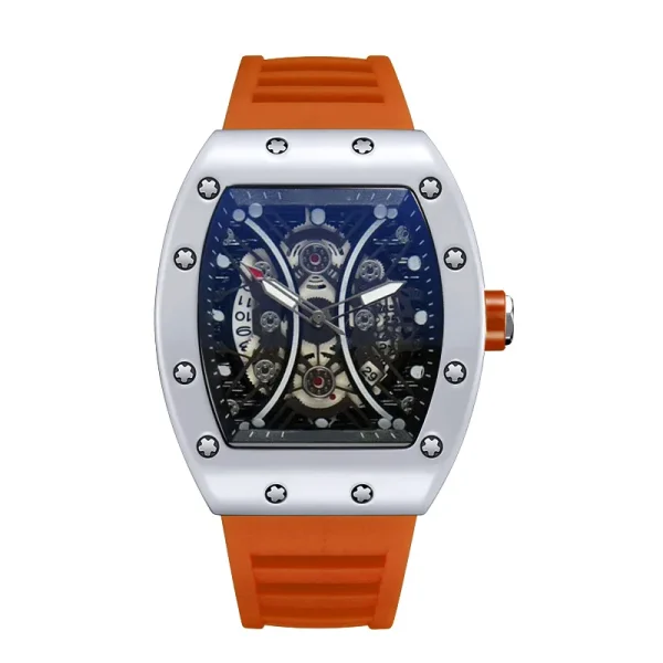 Men's Watch Light Luxury Brand Wine Barrel dial Fashionable Night Glow Sports Watch Calendar Clock Reloj L146 - Image 9