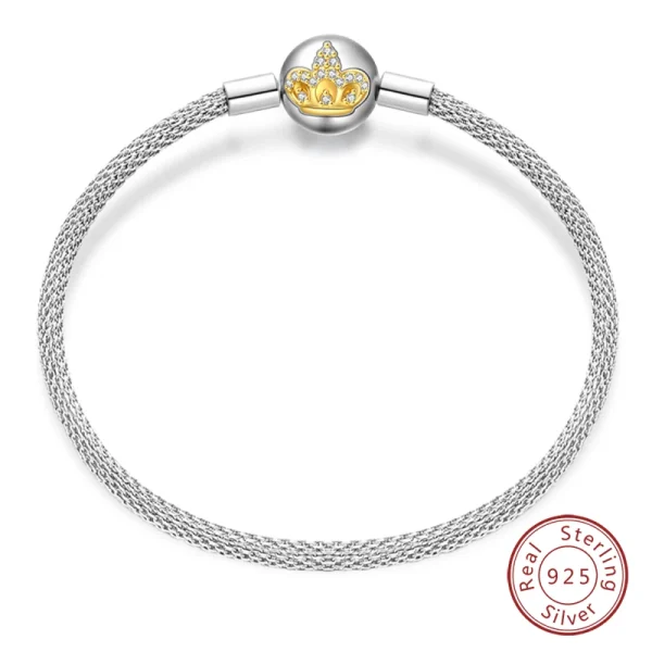 Bracelet Silver 925 Original 17-20CM Star Moon Sun Four Leaf Clover Green Zircon Bracelets Fit DIY Charms Birthday Jewelry Gifts - Image 28