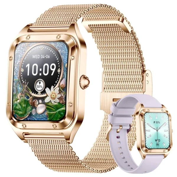 LIGE Smart Watch Woman Sport Fitnes AI Voice Control Full Touch Bracelet Bluetooth Call Waterproof For Fashion Ladies Smartwatch - Image 8