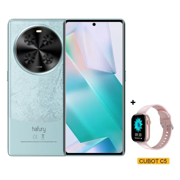 Cubot Hafury Meet, Smartphone Android, 6.67" 120Hz AMOLED Curved Screen, 24GB RAM(12GB+12GB), 256GB ROM, Helio G99,100MP,NFC, - Image 8