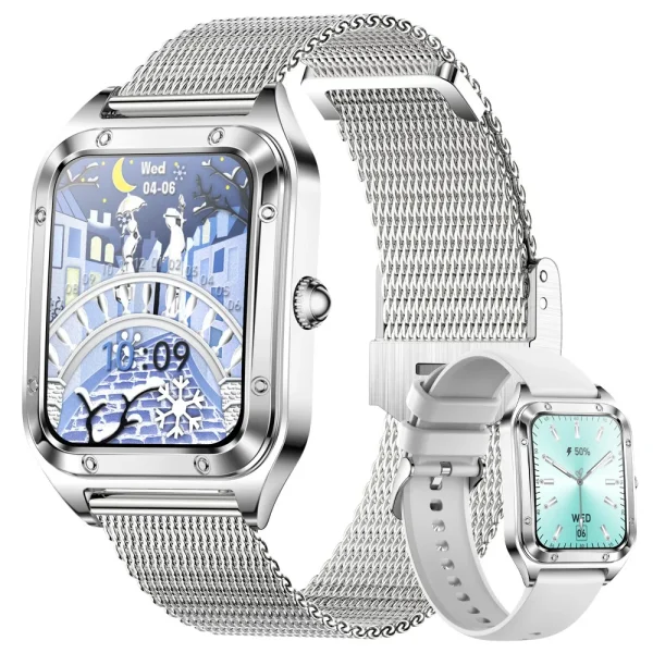 LIGE Smart Watch Woman Sport Fitnes AI Voice Control Full Touch Bracelet Bluetooth Call Waterproof For Fashion Ladies Smartwatch - Image 9