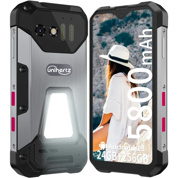 Unihertz 8849 Tank Mini Rugged Smartphone 4.3 Inch Display Android 13 5800mAh 24GB 256GB Helio G99 Octa Core 100MP Cameras IP68 - Image 7