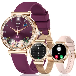 Women Smart Watch(Wireless Calls),1.29" Touchscreen Smartwatch for iPhone/Android with Sport Modes, Women Function/Perfect Gifts