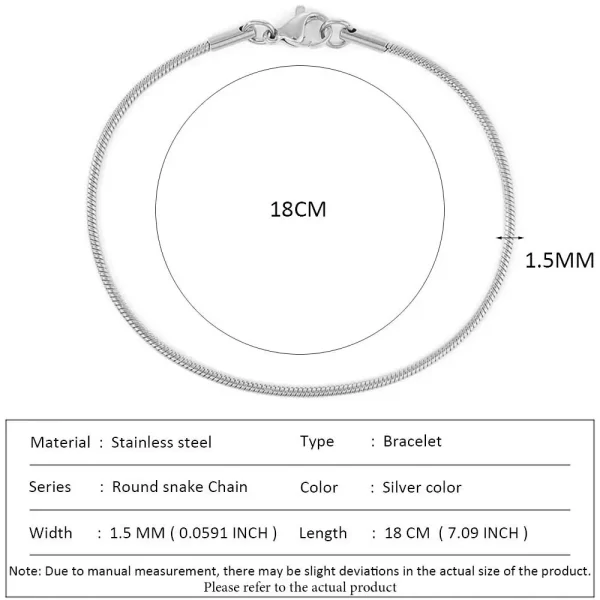SUNIBI Classic Snake Chain Bracelets for Women Trend  Fashion Stainless Steel Cuban Chain Bracelet Trendy Woman Gifts Jewelry - Image 9