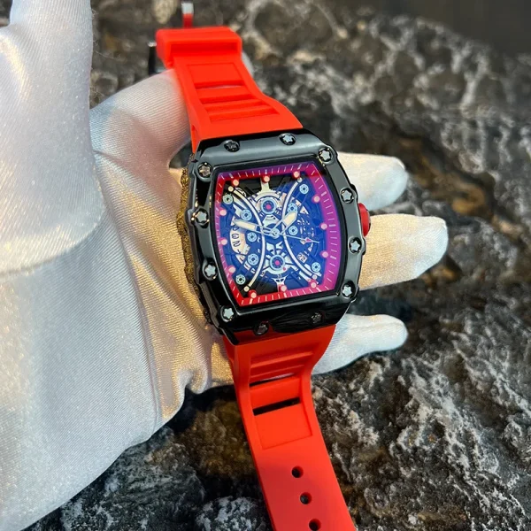 Men's Watch Light Luxury Brand Wine Barrel dial Fashionable Night Glow Sports Watch Calendar Clock Reloj L146 - Image 5