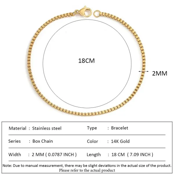 SUNIBI Classic Snake Chain Bracelets for Women Trend  Fashion Stainless Steel Cuban Chain Bracelet Trendy Woman Gifts Jewelry - Image 43