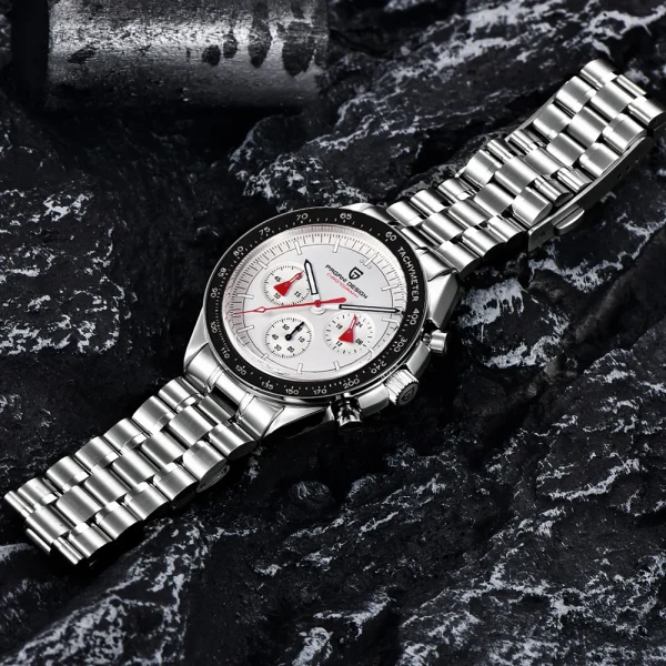 PAGANI DESIGN Sport Panda Mens Watches Quartz Chronograph Luxury Automatic Business Stainless Steel Waterproof Reloj Hombre 2023 - Image 4