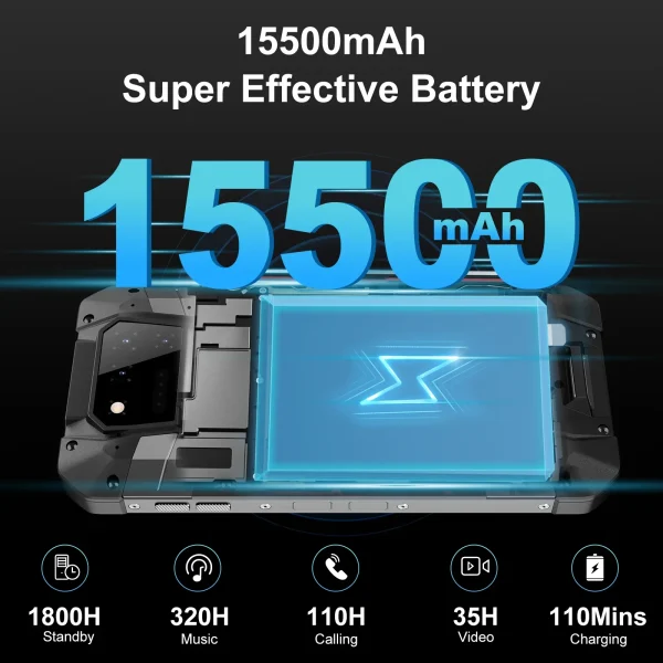 In Stock 8849 Tank 2 by Unihertz Projector Rugged Smartphone 22GB 256GB Cellphone 108MP G99 Night Vision IP68 Mobile Phone - Image 6