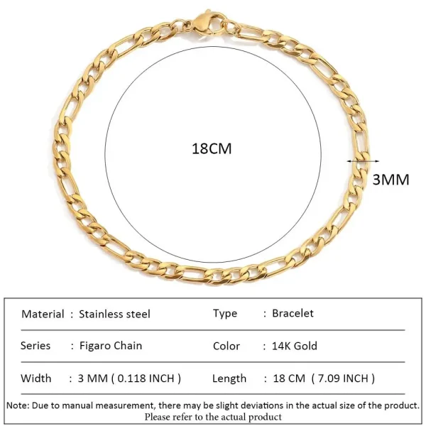 SUNIBI Classic Snake Chain Bracelets for Women Trend  Fashion Stainless Steel Cuban Chain Bracelet Trendy Woman Gifts Jewelry - Image 42