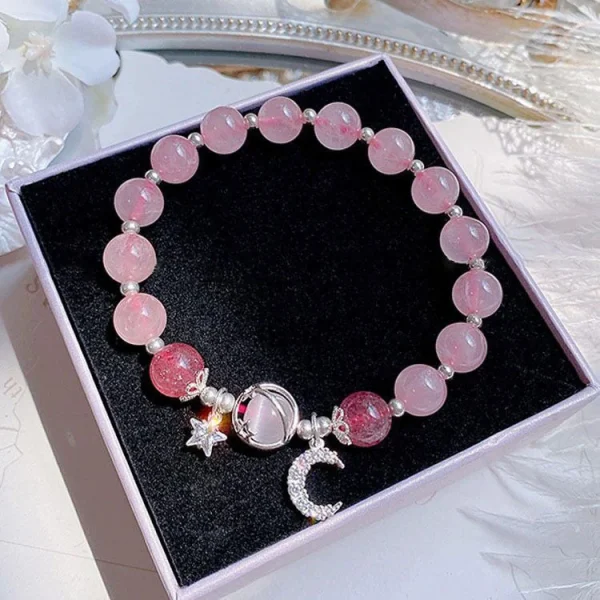 New Simple Beads Crystal Bracelet For Women Girls Korean ins Flower Fox Feather Tassel Bracelets Best Friend Jewelry Gifts 2024 - Image 19