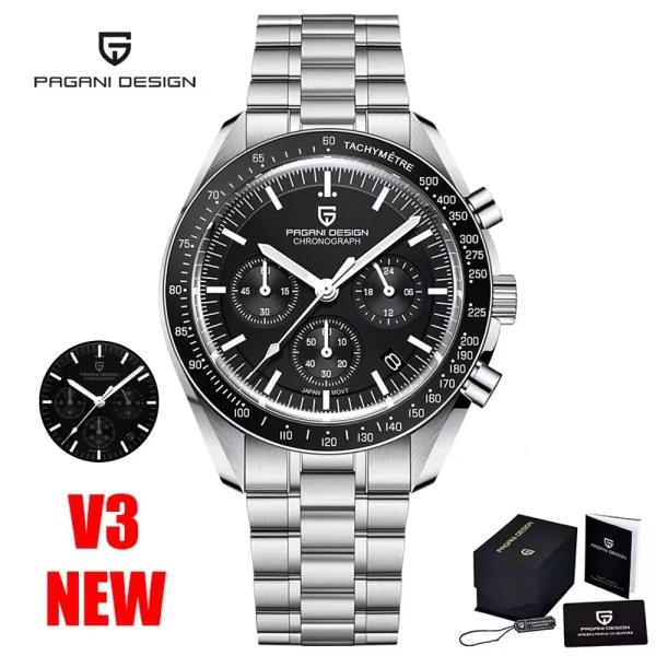 PAGANI DESIGN Sport Panda Mens Watches Quartz Chronograph Luxury Automatic Business Stainless Steel Waterproof Reloj Hombre 2023 - Image 11
