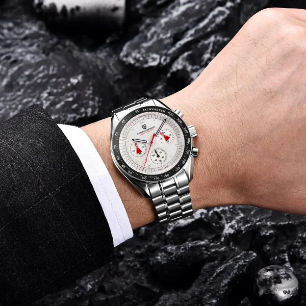 PAGANI DESIGN Sport Panda Mens Watches Quartz Chronograph Luxury Automatic Business Stainless Steel Waterproof Reloj Hombre 2023 - Image 3