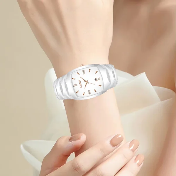LIGE Fashion Luxury Woman Watch Simple Elegant Stainless Steel Casual Quartz Watches for Women Calendar Ladies Romantic Gift New - Image 7