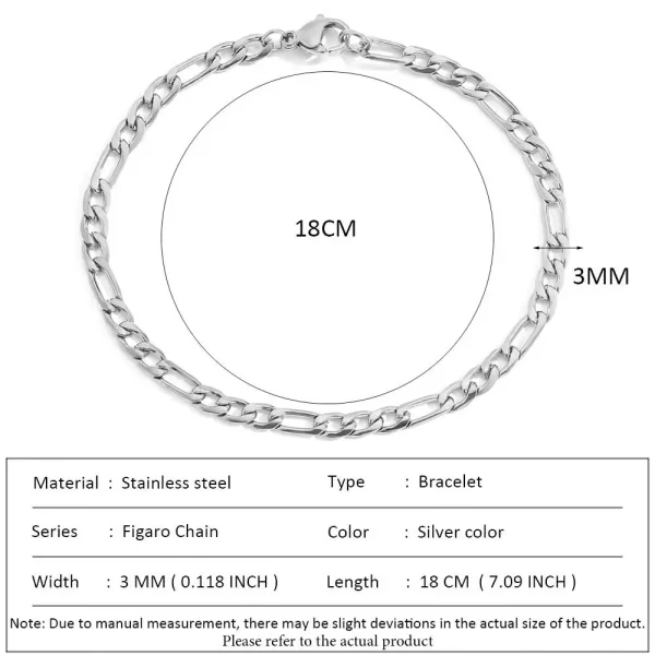 SUNIBI Classic Snake Chain Bracelets for Women Trend  Fashion Stainless Steel Cuban Chain Bracelet Trendy Woman Gifts Jewelry - Image 14