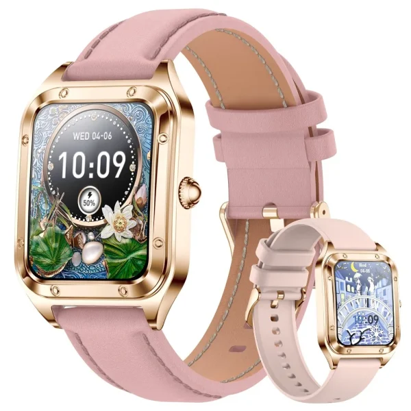 LIGE Smart Watch Woman Sport Fitnes AI Voice Control Full Touch Bracelet Bluetooth Call Waterproof For Fashion Ladies Smartwatch - Image 14