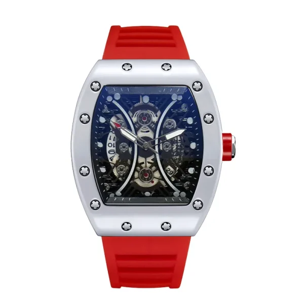 Men's Watch Light Luxury Brand Wine Barrel dial Fashionable Night Glow Sports Watch Calendar Clock Reloj L146 - Image 7
