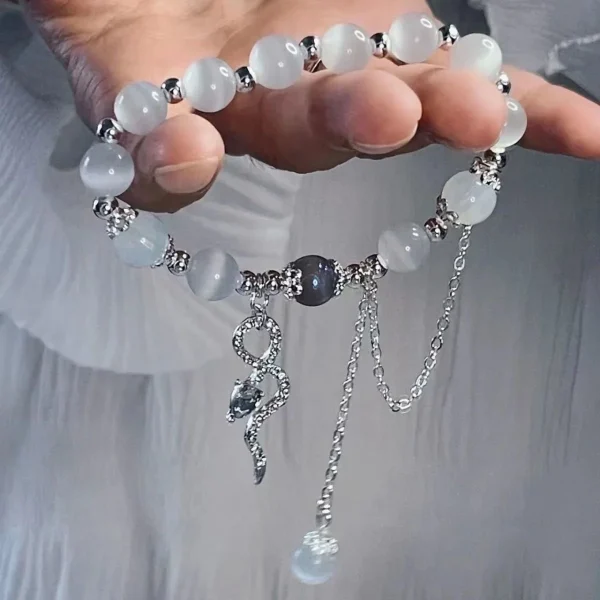 New Simple Beads Crystal Bracelet For Women Girls Korean ins Flower Fox Feather Tassel Bracelets Best Friend Jewelry Gifts 2024 - Image 21