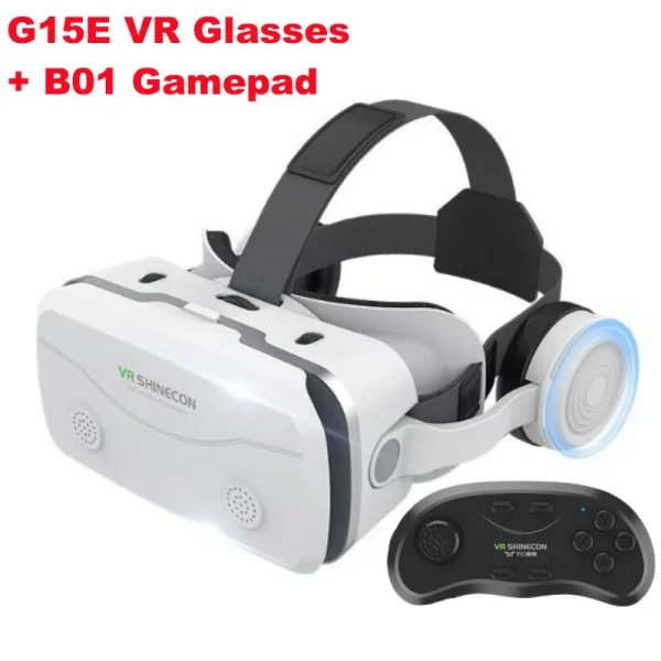 G15E VR Glasses IMAX 3D Movies Virtual Reality VR Glasses Google Cardboard Box VR Helmet for 4.7-7" Phone,Support Game Joystick - Image 8